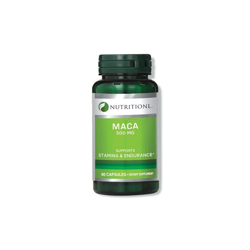 Nutritionl Maca 500 Mg 60 Capsules Natural Energy, Stamina & Hormonal Balance Supplement