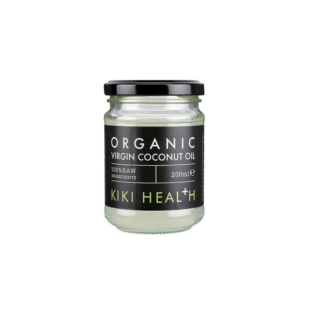 Kiki Health Organic Coconut Oil 200 ml Cold Pressed Virgin Coconut Oil for Cooking, Skin Care & Hair Nourishment-image-OPC-P8NNHPT-NEW