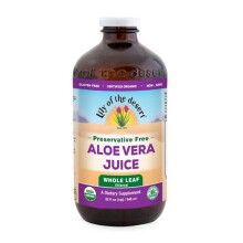 Lily Of The Desert Preservative Free Whole Leaf Aloe vera Juice 32 oz