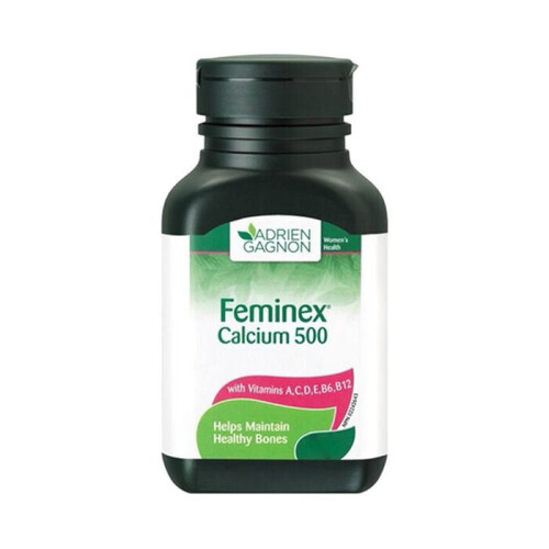 Adrien Gagnon Feminex Calcium 500 mg 30 Tablets on OnBuy