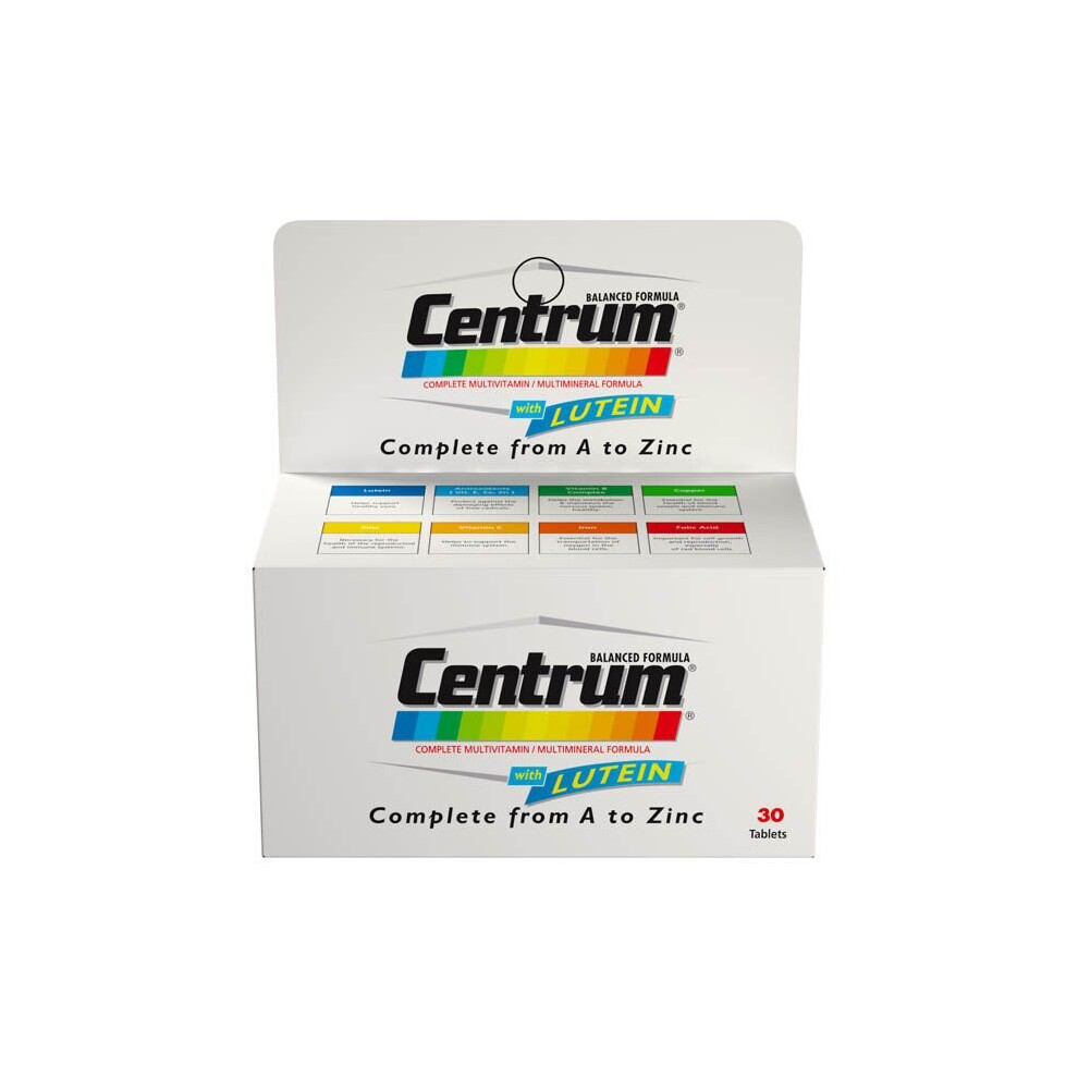 Centrum  With Lutein 30 Tablets