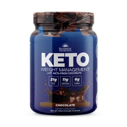 Sunshine Nutrition Keto Meal Replacement Chocolate 574g