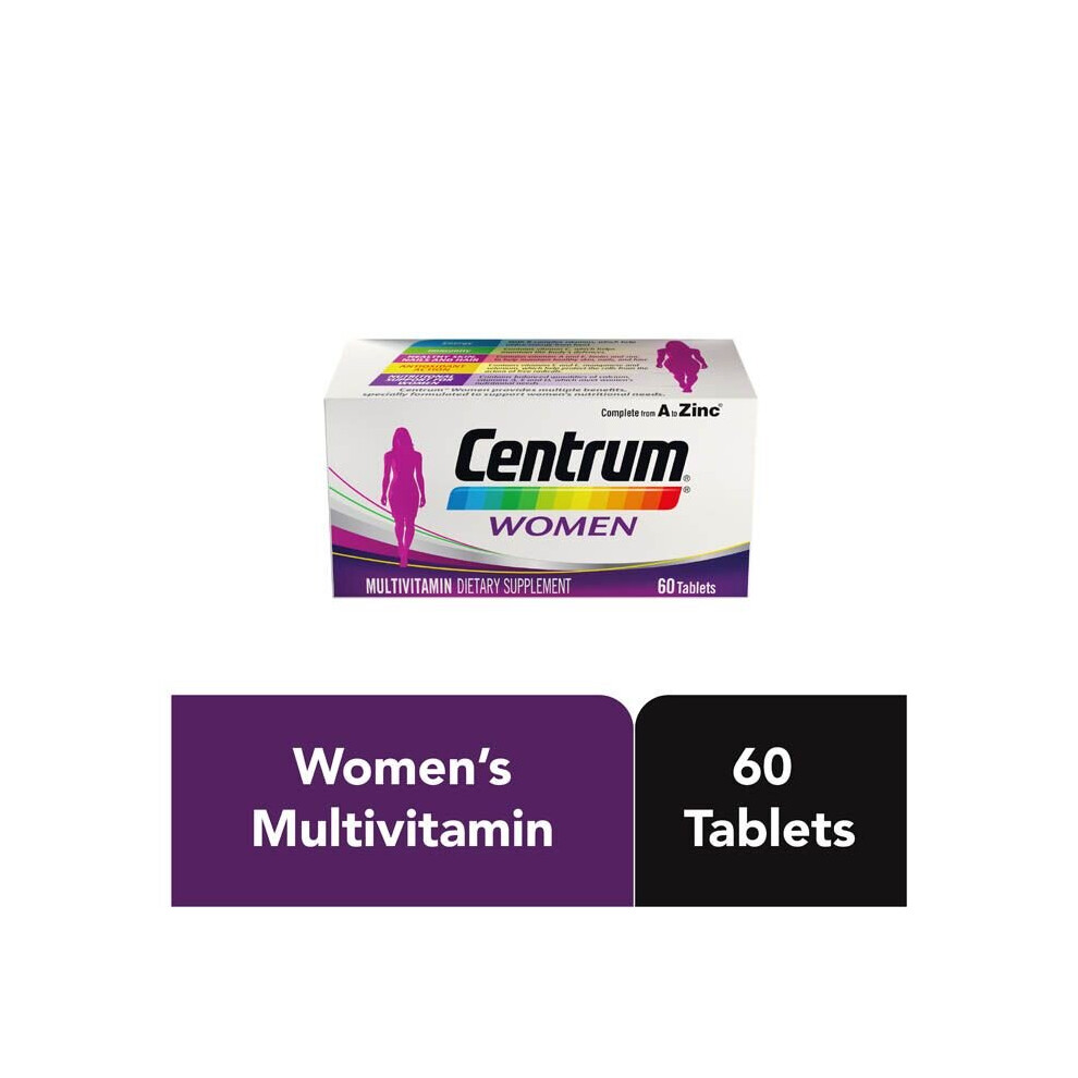 Centrum Women A To Zinc Multivitamin Tablets 60's Bottle