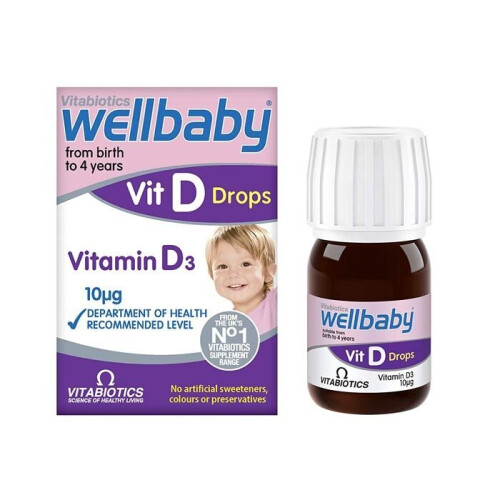 Vitabiotics Vitabiotics Wellbaby Vitamin D Drops 30 ml