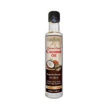 Natures Aid Coconut Oil Liquid 250 ml Pure Coconut Oil for Cooking, Skin Care & Hair Nourishment