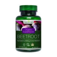Natures Aid Organic Beetroot Extract 462 mg 60 Vegetable Capsules