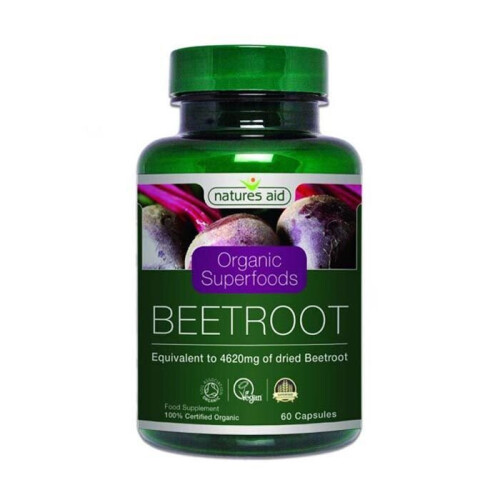 Natures Aid Natures Aid Organic Beetroot Extract 462 mg 60 Vegetable Capsules