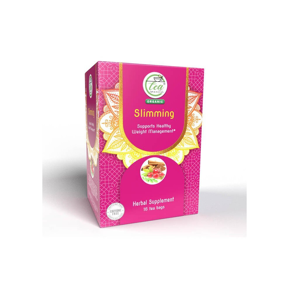 Tea Connection Slimming Tea 16 Tea Bag Herbal Tea For Digestive Support, Metabolism & Wellness