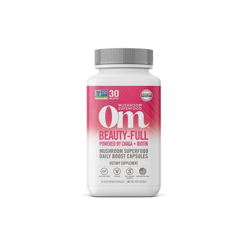 Om Beauty-Full Mushroom Superfoodâ 90 Vegetable Capsules