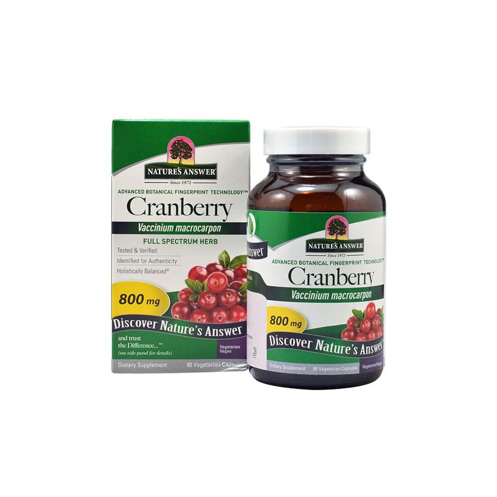 Natures Answer Cranberry 800 Mg 90 Vegetable Capsules