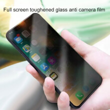 (Black, for iphone 7/8 plus) Privacy Tempered Glass Full Screen Protector Film Cover for iPhone 7 8 11 Pro XR