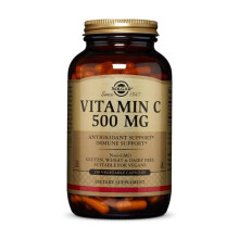 Solgar Vitamin C 250 Vegetable Capsules Antioxidant & Immune Support Overall Health Supports Healthy Skin & Joints 500 mg,