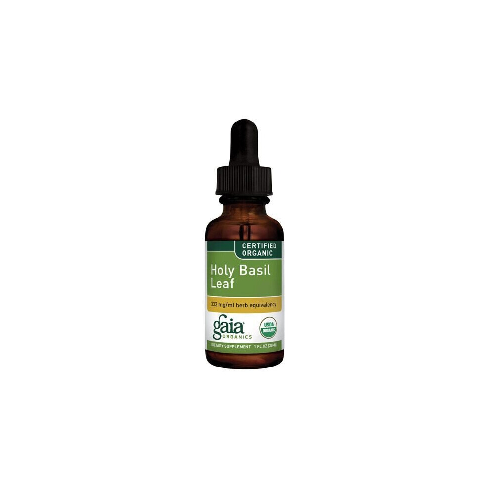 Gaia Herbs Organic Holy Basil Leaf 1 Oz