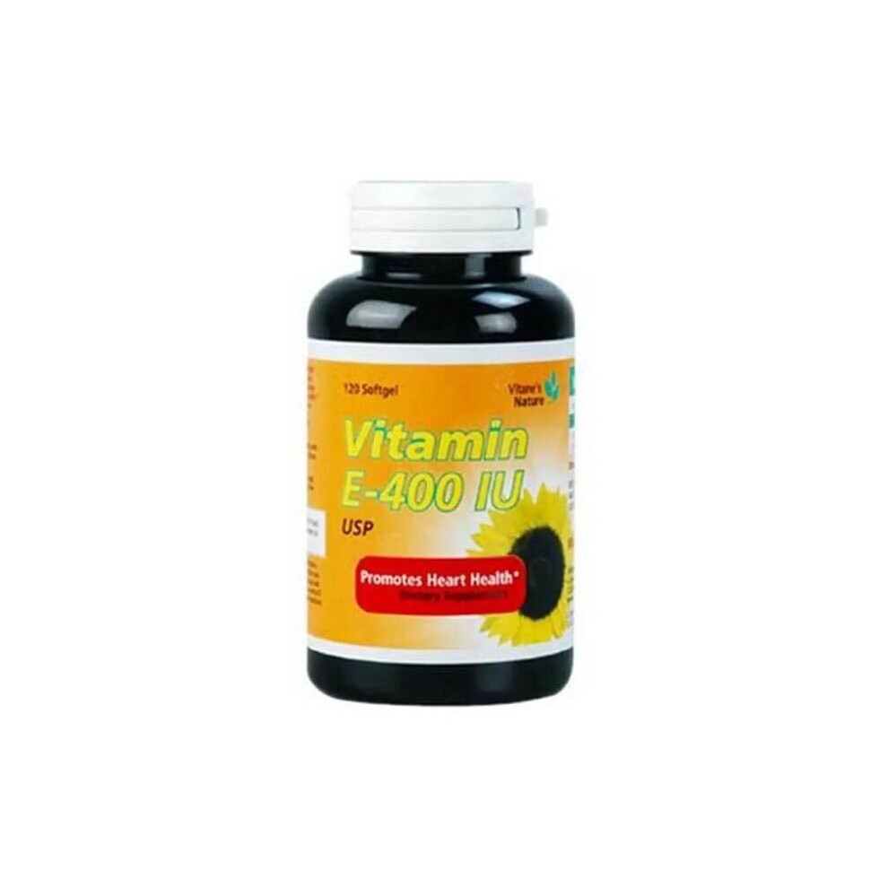 Vitane Vitamin E 400 Iu 120 Capsules Antioxidant Supplement For Skin Health, Immunity & Cellular Protection