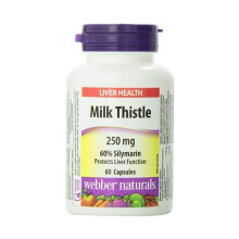 Webber Naturals Milk Thistle Extract 250 mg 60's