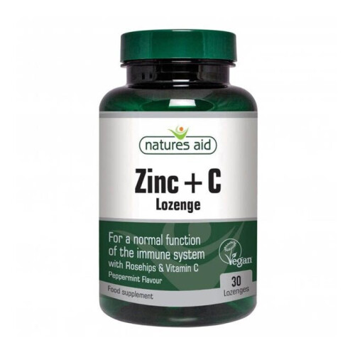 Natures Aid Natures Aid Zinc + Vitamin C Lozenges 30's