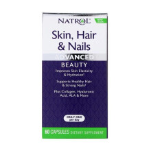 Natrol Women's Skin Hair Nails 60 Capsules