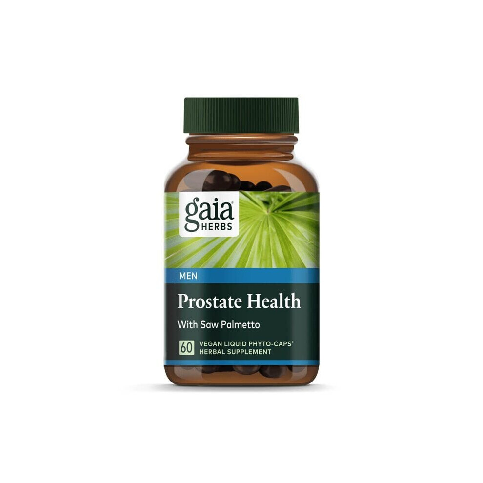 Gaia Herbs Prostate Health 60 Capsules Mens Herbal Supplement For Prostate Support, Urinary Health & Wellness