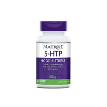 Natrol 5 HTP 50 mg 45 Capsules Mood & Sleep Support Supplement for Relaxation, Stress Relief & Emotional Wellness