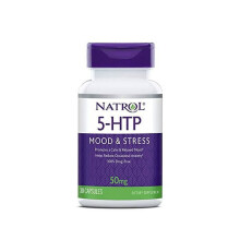 Natrol 5 HTP 50 mg 30 Capsules Mood & Sleep Support Supplement for Stress Relief, Relaxation & Emotional Wellness