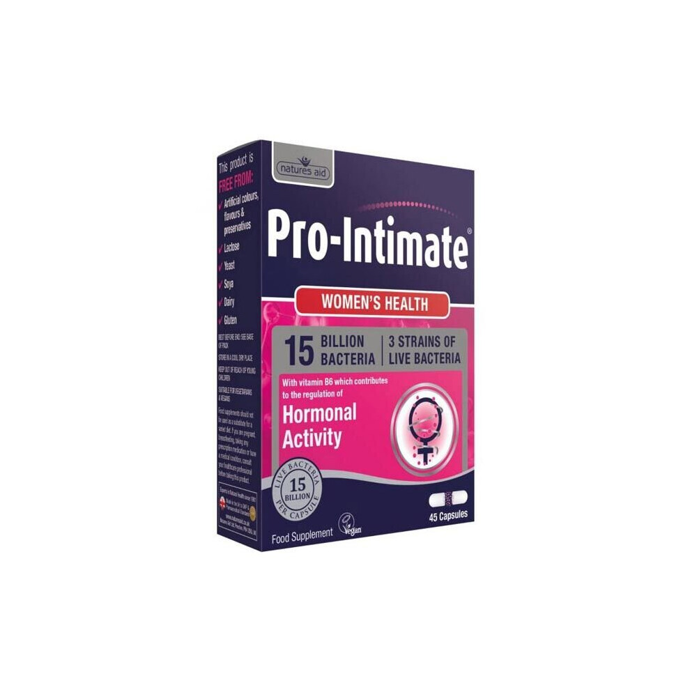 Natures Aid Pro Intimate 15 Billion 45's Capsules