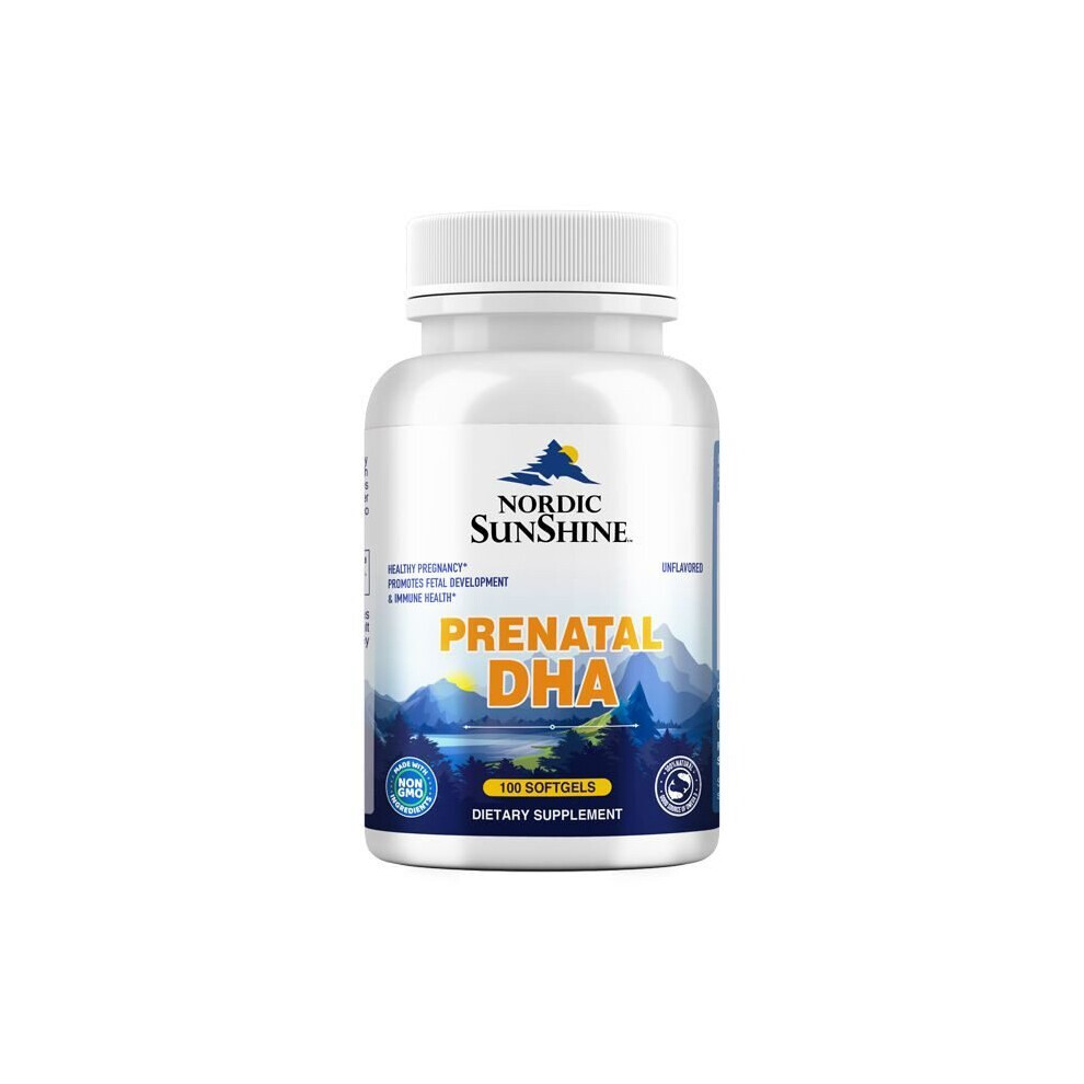 Nordic Sunshine Prenatal Dha 480Mg With Vitamin D3 Softgels 100'S