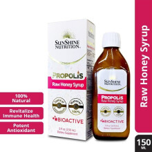 Sunshine Nutrition Propolis Raw Honey Syrup Nature's Immunity Booster 150ml