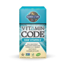 Garden of Life Vitamin Code Vitamin E Raw Whole Food Supplement for Antioxidant Support, Skin Health & Immune Function