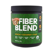Barleans Organic Fiber Blend Vanilla Flavor Powder 12 oz Premium Daily Dietary Fiber Supplement for Healthy Digestion and Gut Health Support