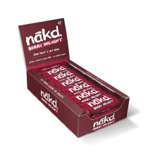 Nakd Berry Delight Bar 35 g 18 Count Natural Snack Bars for Energy, Healthy Digestion & On-the-Go Nutrition