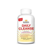 Sunshine Nutrition Daily Cleanse 90 Capsules Herbal Detox Formula with Milk Thistle and Fiber to Support Liver Function and Digestive Health