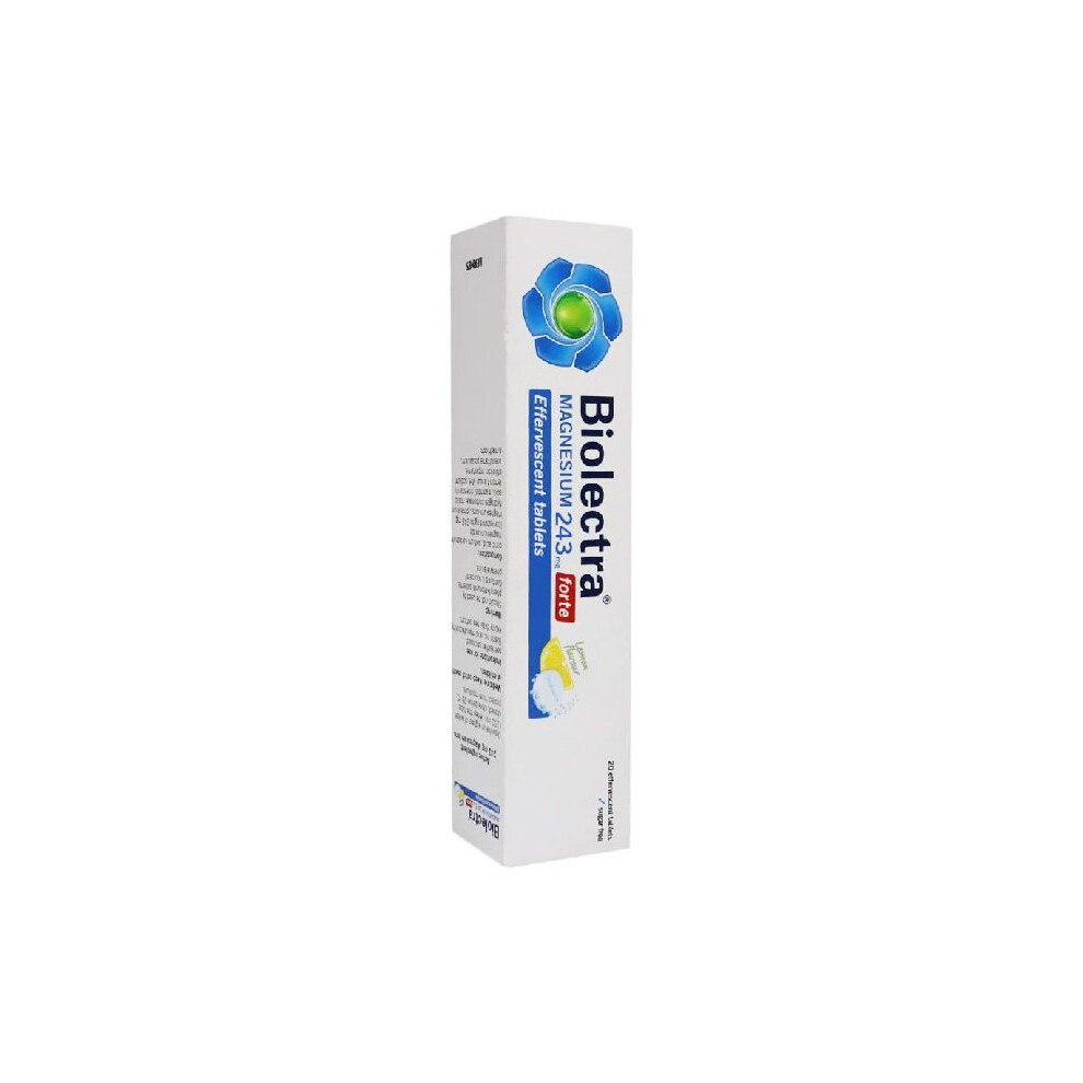 Biolectra Magnesium Forte |Magnesium Supplement & Effervescent Tablets - 20'S