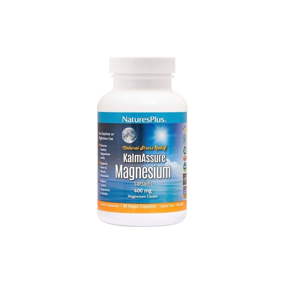 Natures Plus Kalm Assure Magnesium 400 Mg 90 Capsules