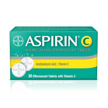 Aspirin C Effervescent Tablets 10's
