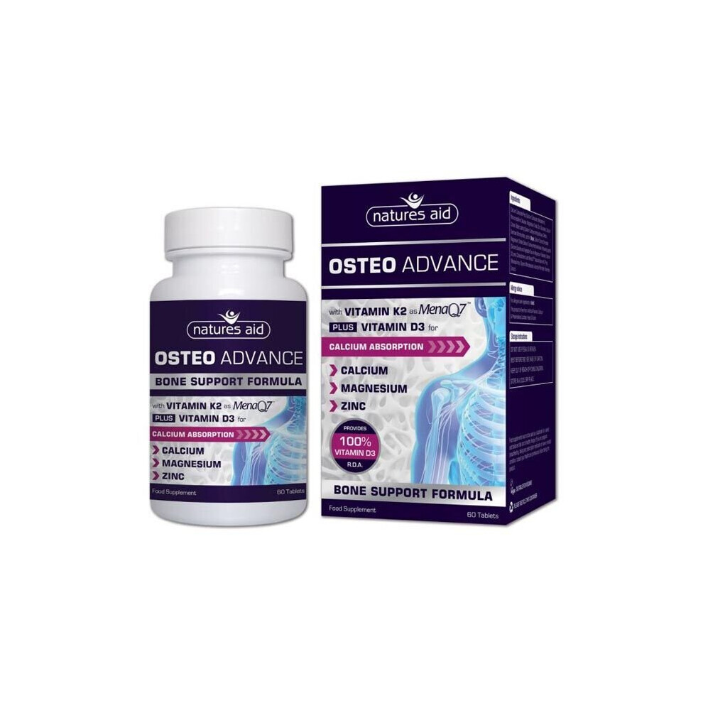 Natures Aid Osteo Advance Bone Support Formula 60's Tablets