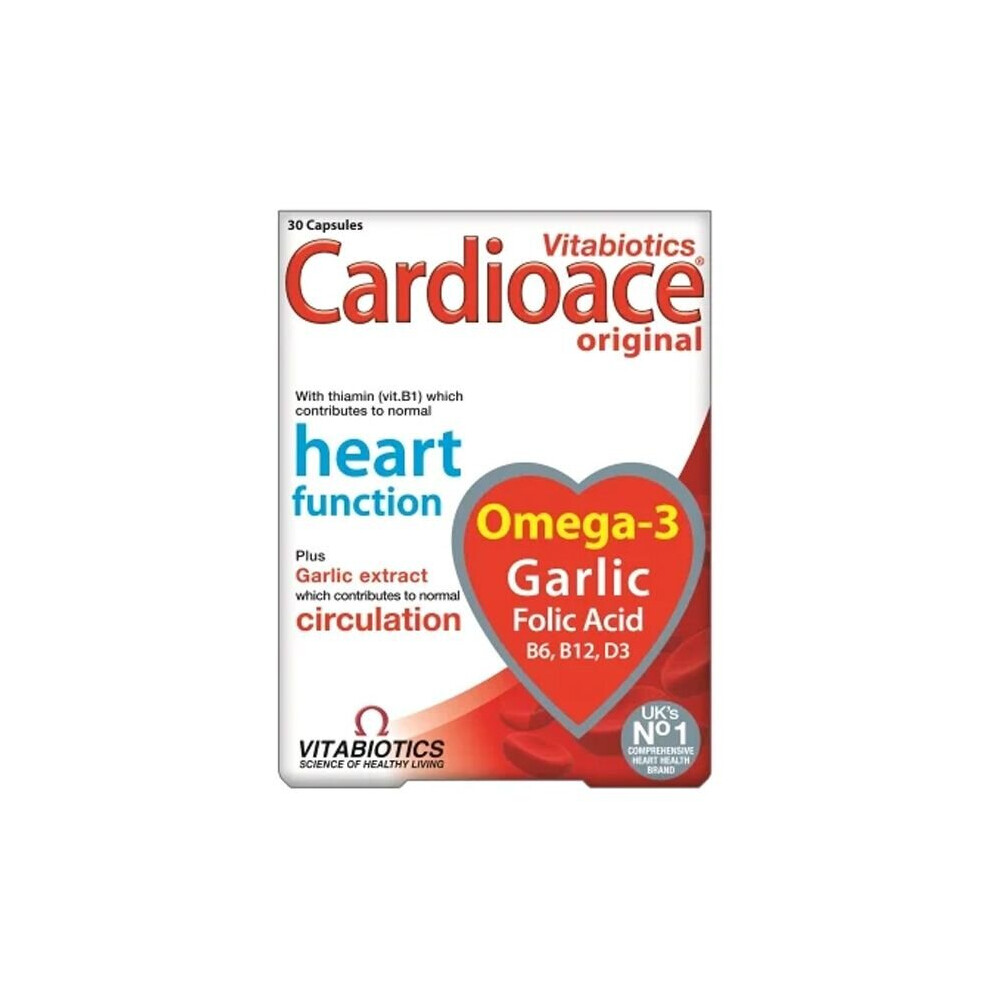 Vitabiotics Cardioace Maintain a Healthy Heart  30 Capsules