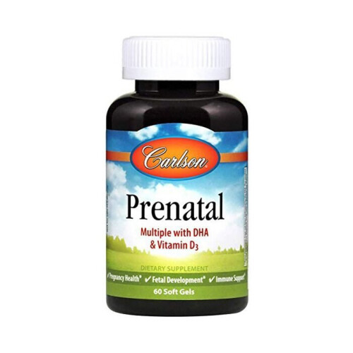 Carlson Prenatal Multi With DHA 60 Softgels