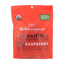 Wedderspoon Organic Manuka Honey Pops Kids Raspberry 24's