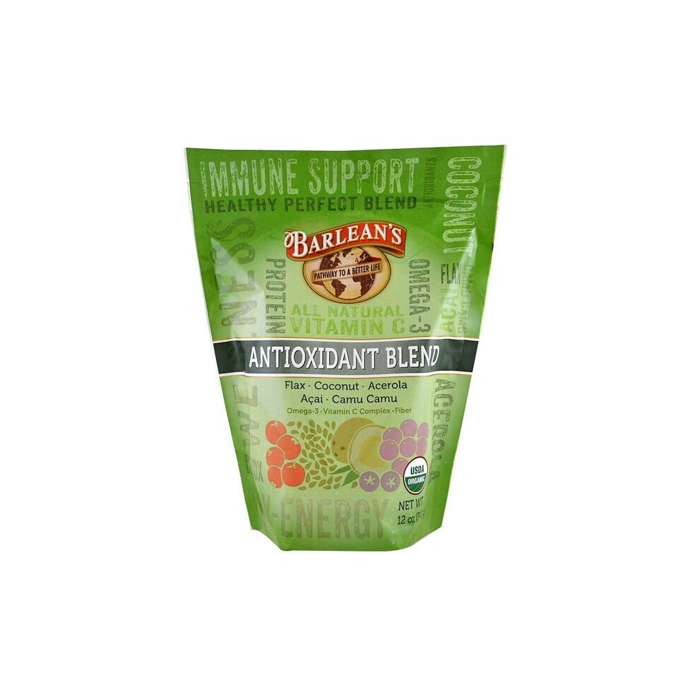 Barleans Antioxidant Blend 12 Oz Superfood Powder For Immune Support, Energy & Overall Wellness