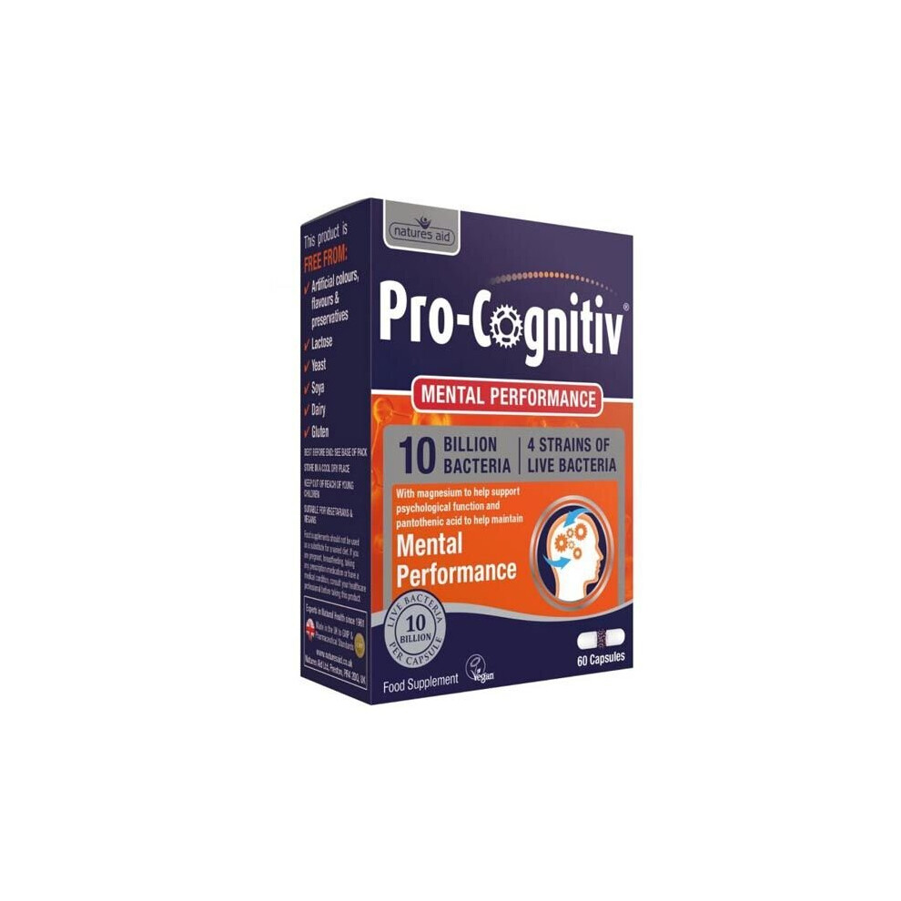 Natures Aid Pro Cognitiv 60'S Capsules