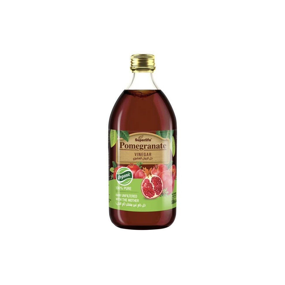 Superlife Organic Pomegranate Vinegar 500 Ml
