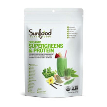 Sunfood Superfoods Supergreens & Protein Organic 8 Oz