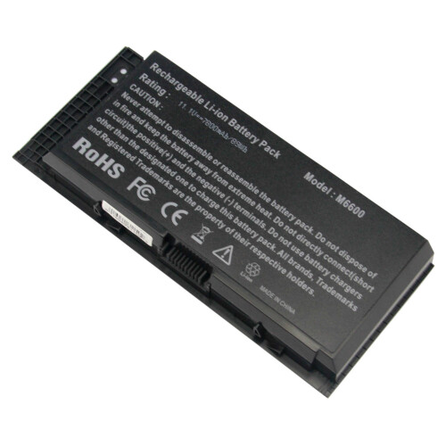 FUTUREBATT Laptop Battery for Dell Precision M4600 M4700 M6600 M6700 FV993 312-1176 FV993 7800mAh 11.1V