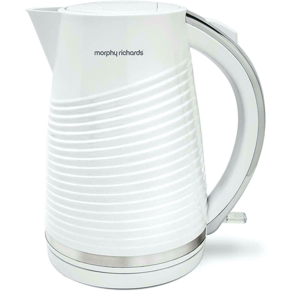 Morphy Richards 108269 Electric Dune Jug Kettle S Steel 3Kw 1.5L White