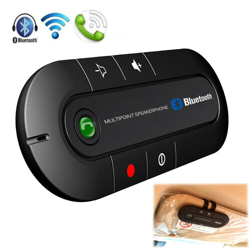 (Black) Car Kit Bluetooth Hands-free Speaker Phone for 4.1 Version In Car Kit Visor