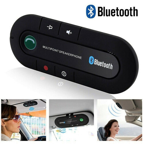 (Black) Car Kit Bluetooth Hands-free Speaker Phone for 4.1 Version In Car Kit Visor
