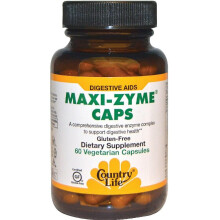 Country Life Maxi-Zyme Extra Strength Capsules 60's Digestive Support