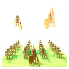 (Style n 01) 21 pièces figurines de l'armée de squelettes Star Wars compatibles avec Lego