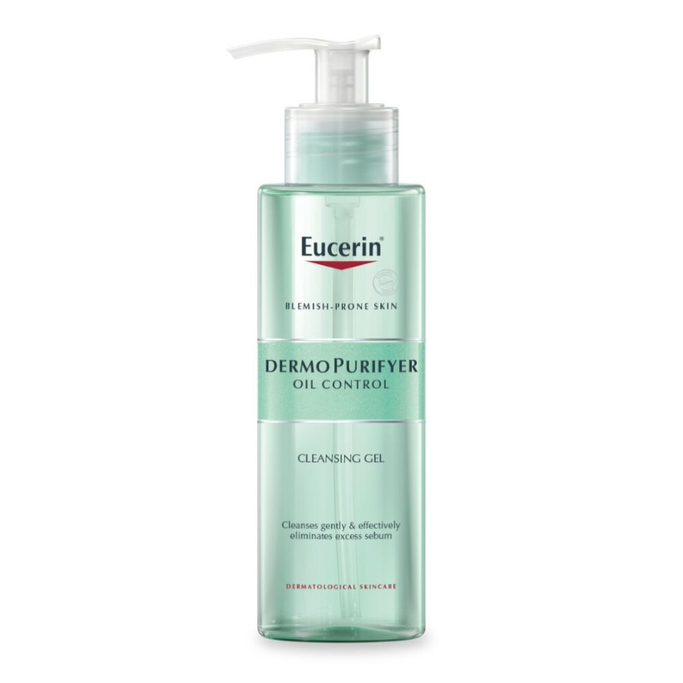 Eucerin Dermopurifyer Oil Control Cleansing Gel 200Ml | Deeply Cleanses Acne-Prone Skin |Removes Excess Oil |Prevents Breakouts |Gentle Cleanser