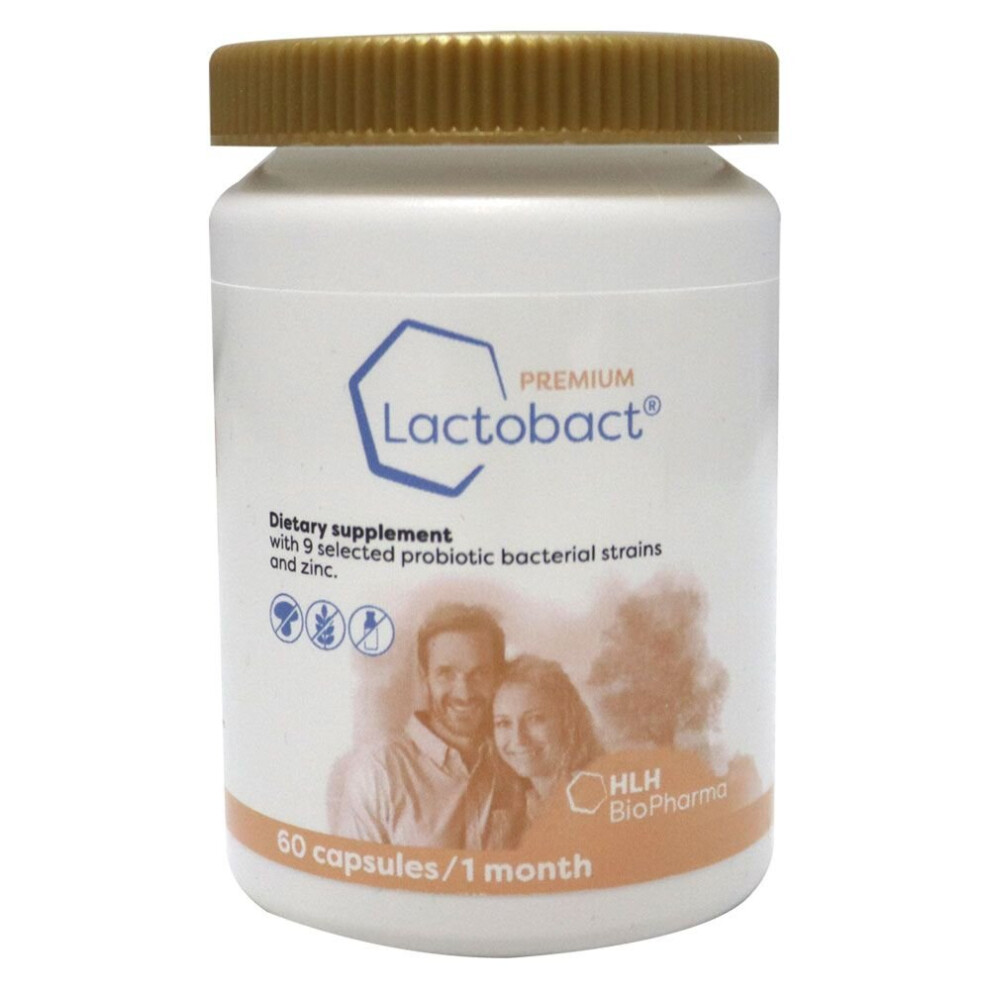 Lactobact Premium Probiotic Capsules 60'S